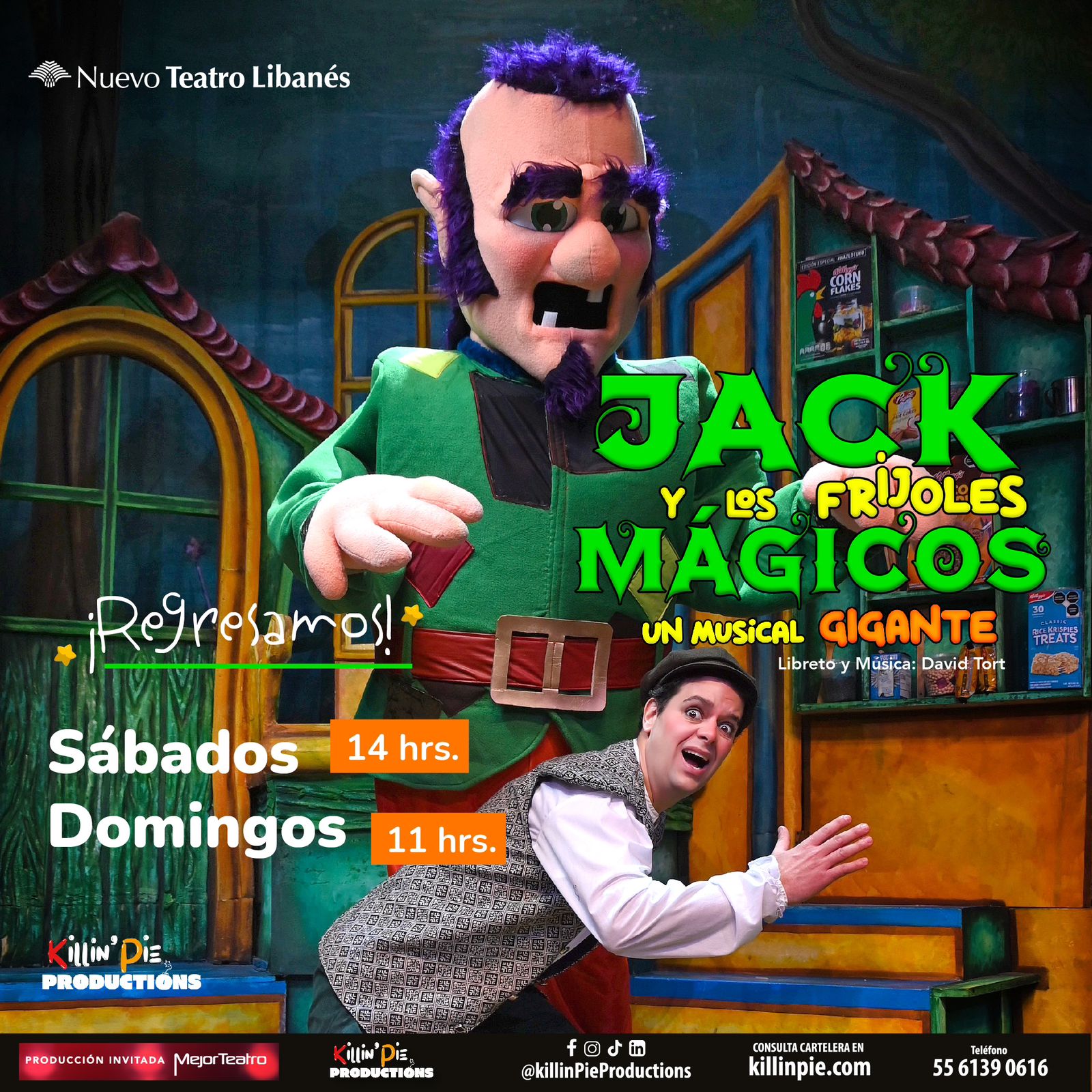 Jack y los Frijoles Magicos, un Musical Gigante