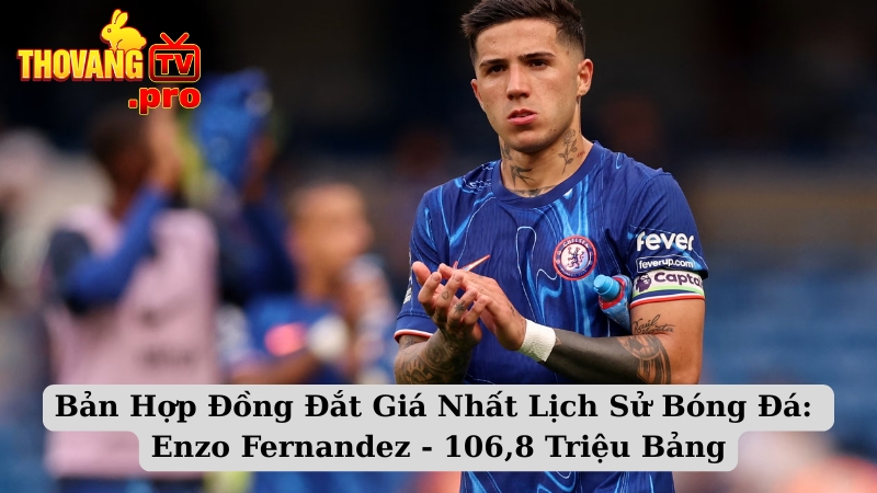 Bản Hợp Đồng Đắt Giá Nhất Lịch Sử Bóng Đá: Enzo Fernandez - 106,8 Triệu Bảng