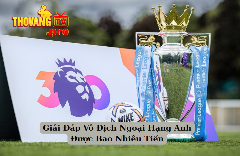 Giải Đáp Vô Địch Ngoại Hạng Anh Được Bao Nhiêu Tiền